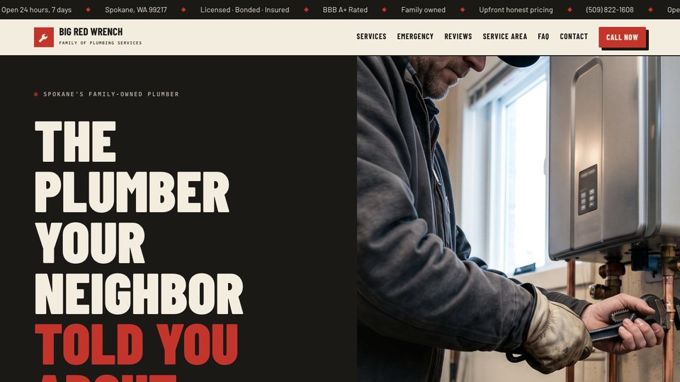Big Red Wrench homepage