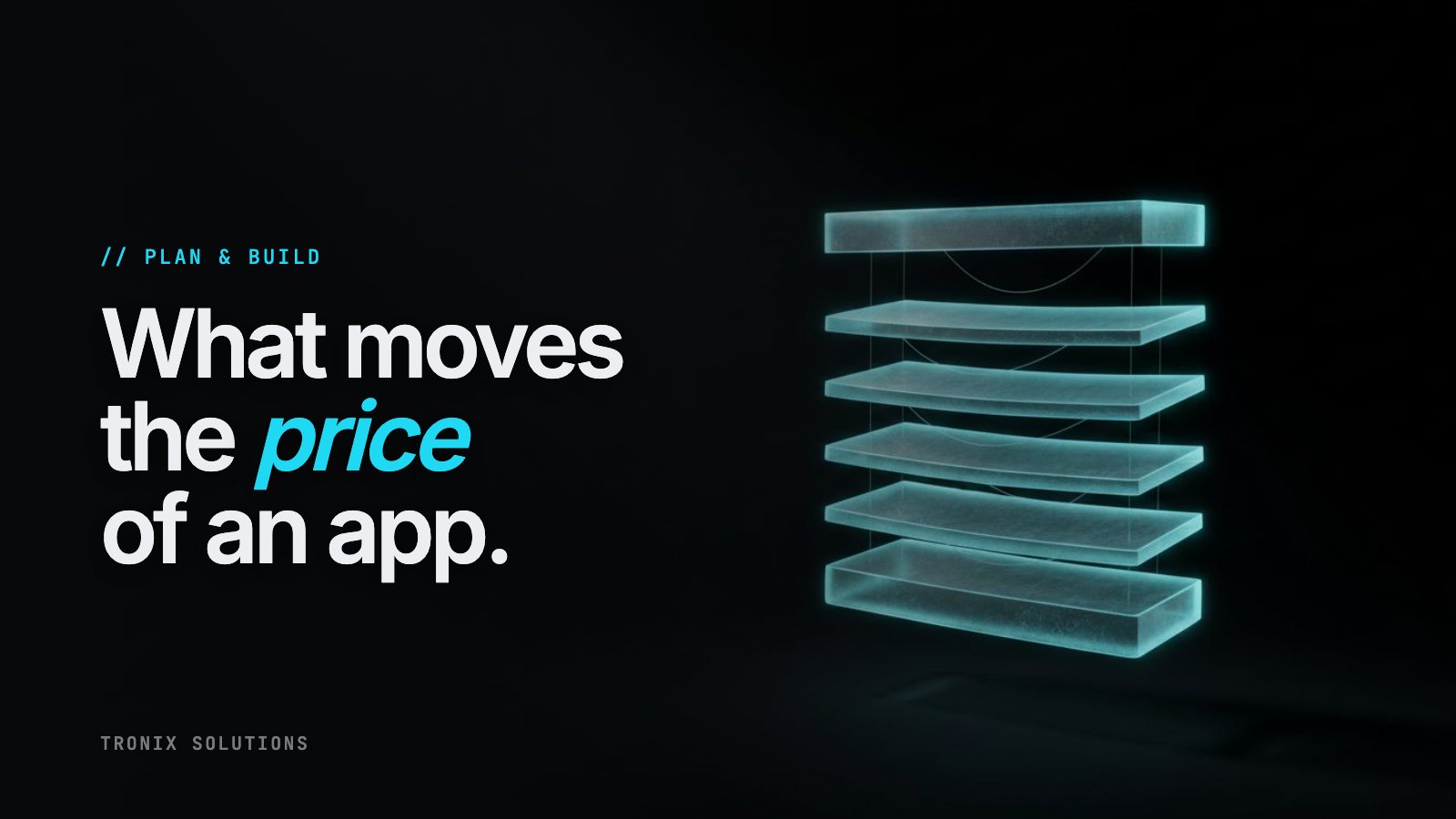 Cover: a glass price tag split into five stacked layers.